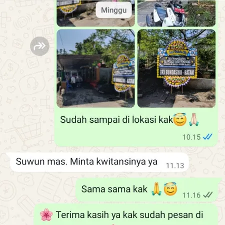 Pengiriman Papan Bunga Duka Pondok Indah