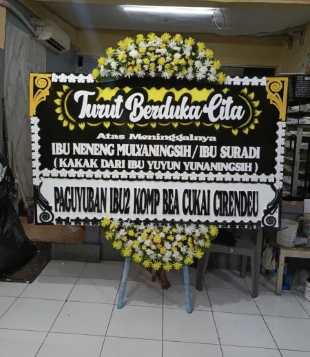 Papan Bunga Duka Pondok Indah