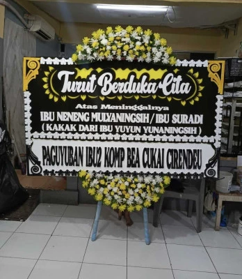 Papan Bunga di Pondok Indah